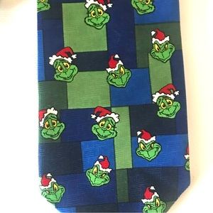 Dr Suess The Grinch Christmas necktie